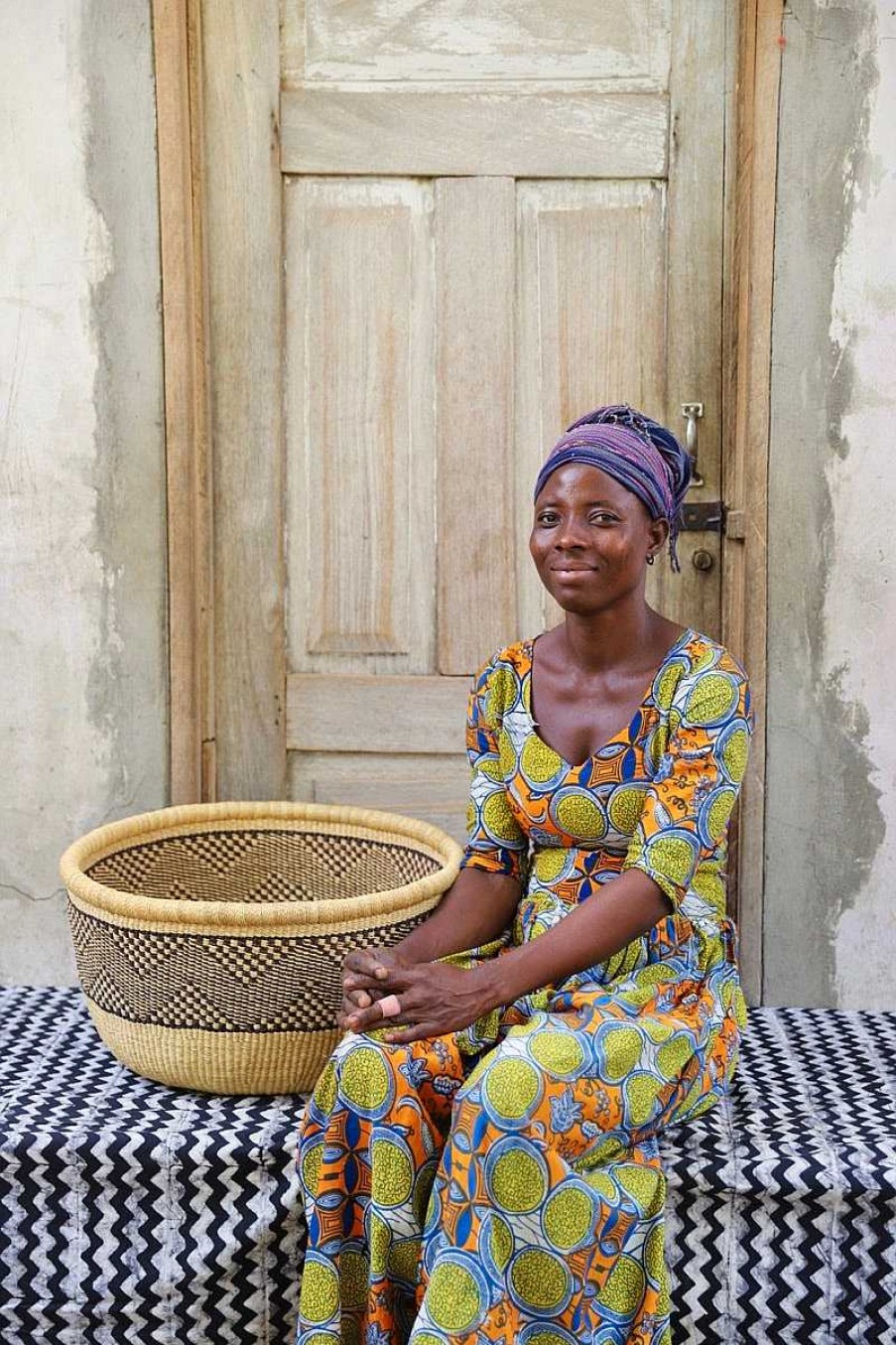 Kitchen + Dining Baba Tree | Woven Decor Basket - Special Bowl By Apanga Bababillah