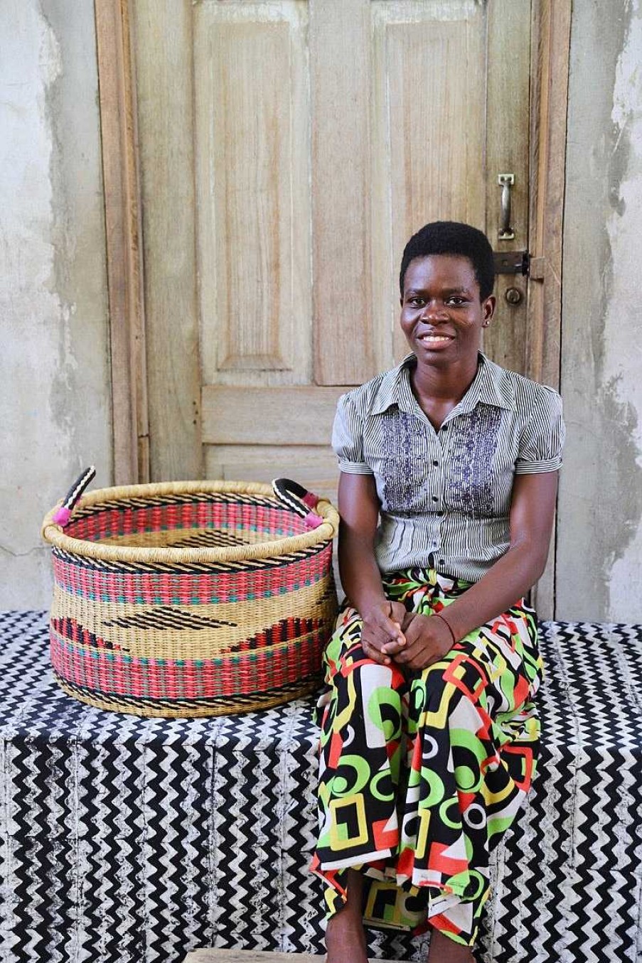 Bathroom + Laundry Baba Tree | Woven Tub / Storage Stack (Medium) Rahinatu Akelsiyine