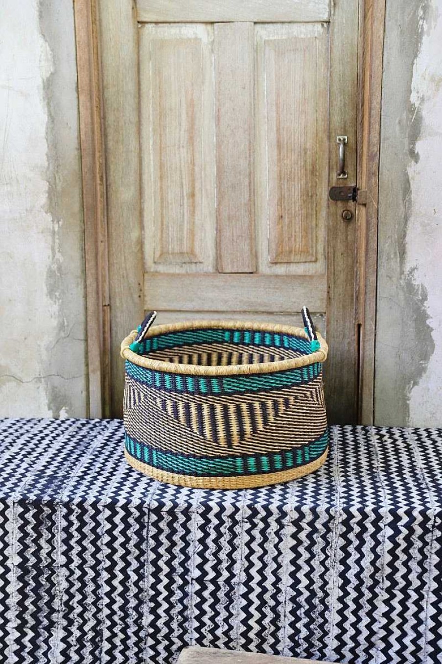 Bathroom + Laundry Baba Tree | Woven Tub / Storage Stack (Large) Isaac Asanga