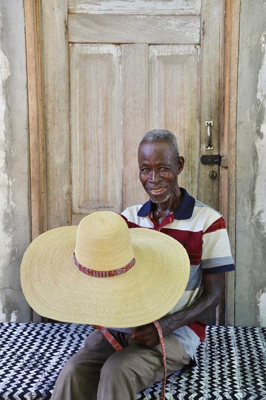 Woven Hats Baba Tree | Big Brim Hat By Amoah Ayamga