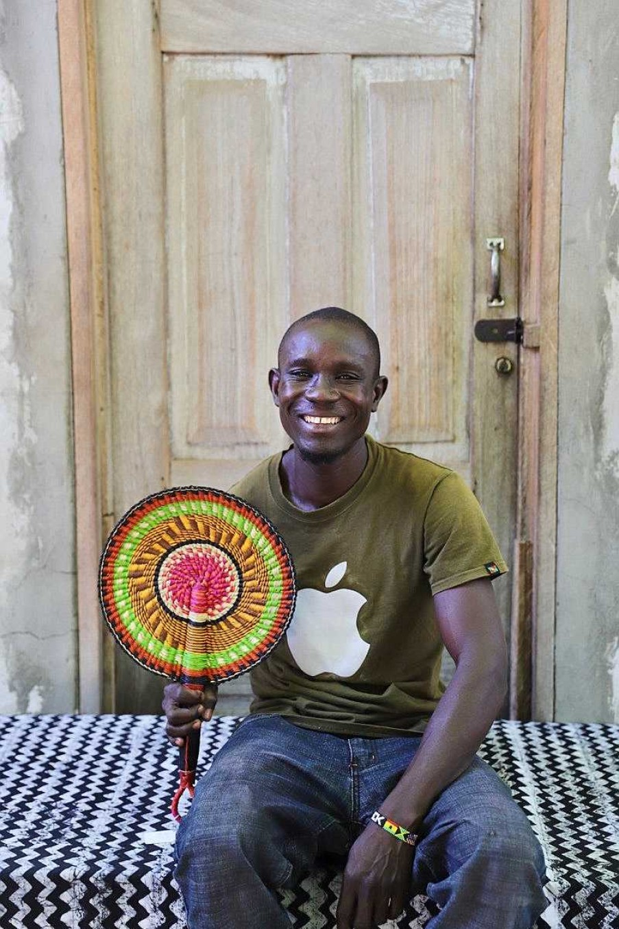 Wall Decor Baba Tree | Handwoven Fan - By Zack Nyaaba