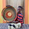 Kitchen + Dining Baba Tree | Woven Tray - Double Weave (Medium) By Harrison Akubire