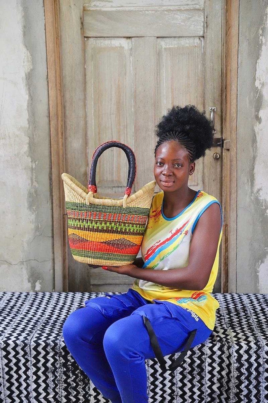 Shopping Baskets Baba Tree | Nyariga Basket (Very Small) By Atanga Rita