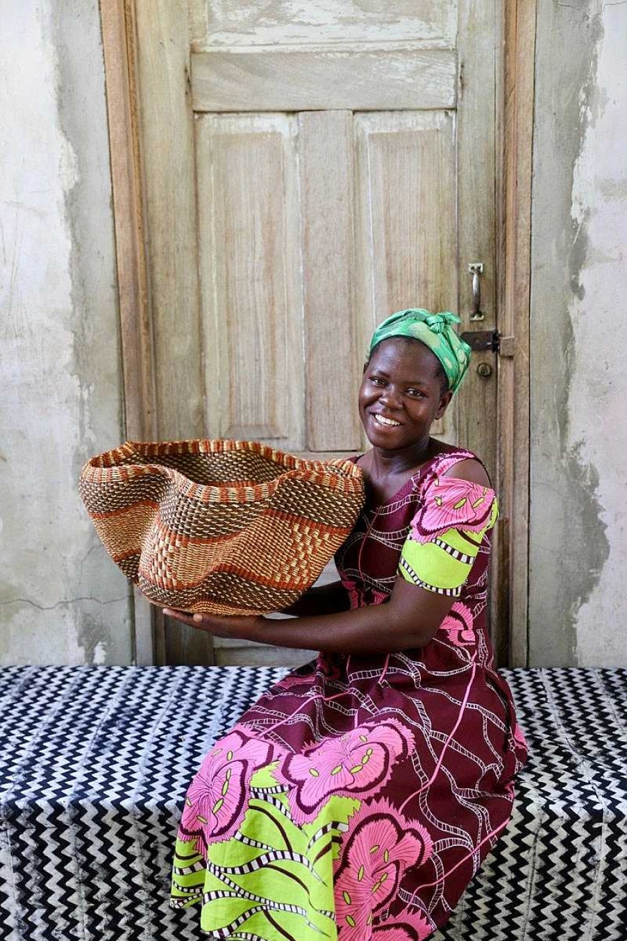 Kitchen + Dining Baba Tree | Pakurigo Wave Basket By Blessing Nyaaba