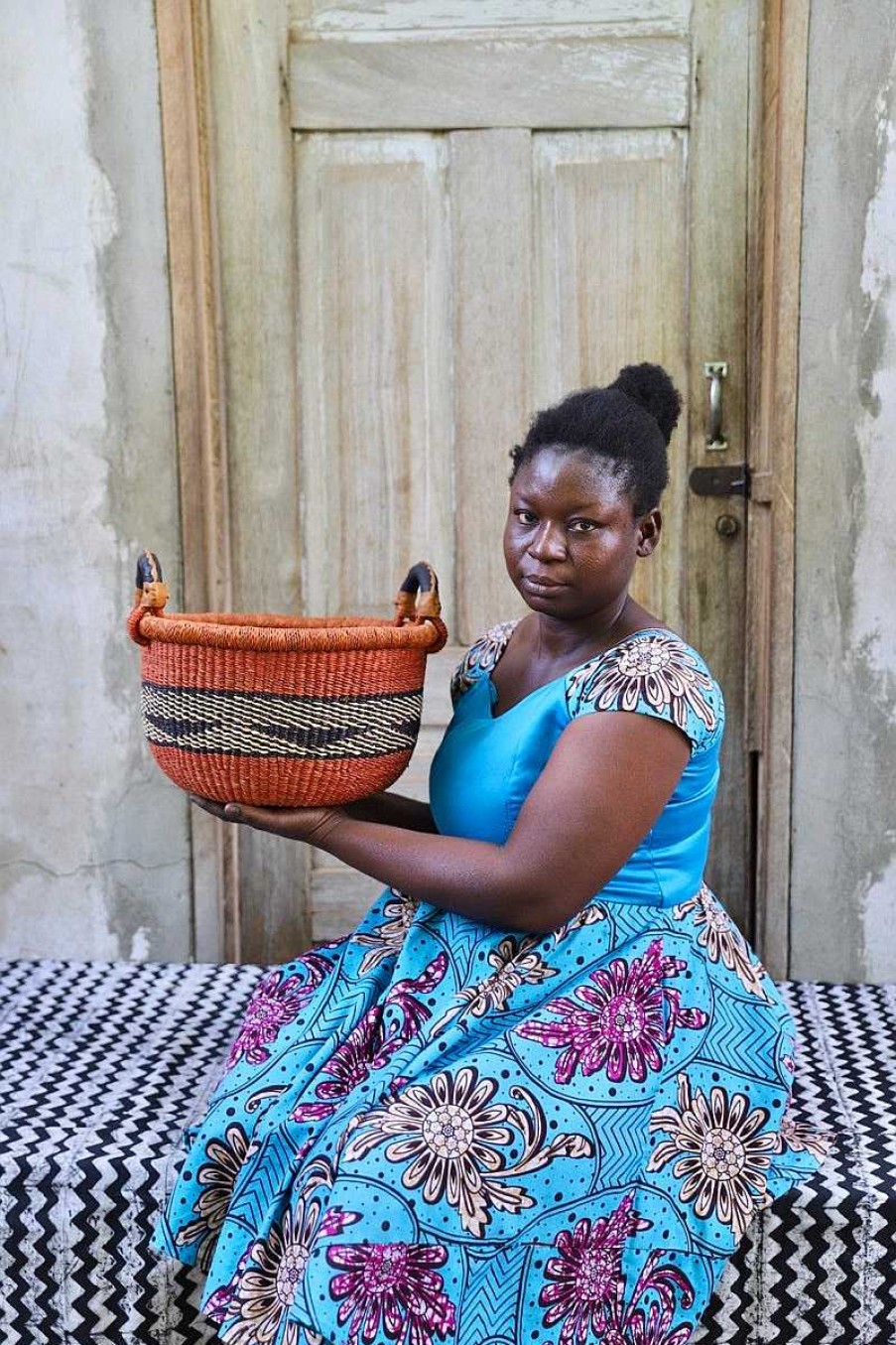 Bathroom + Laundry Baba Tree | Gbenka Storage Basket (Small) By Martha "Power Angle" Anafo