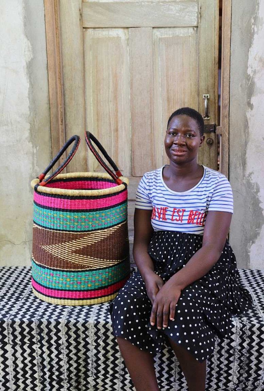 Bathroom + Laundry Baba Tree | Laundry Basket (Medium) By Zainatu Akelsiyine