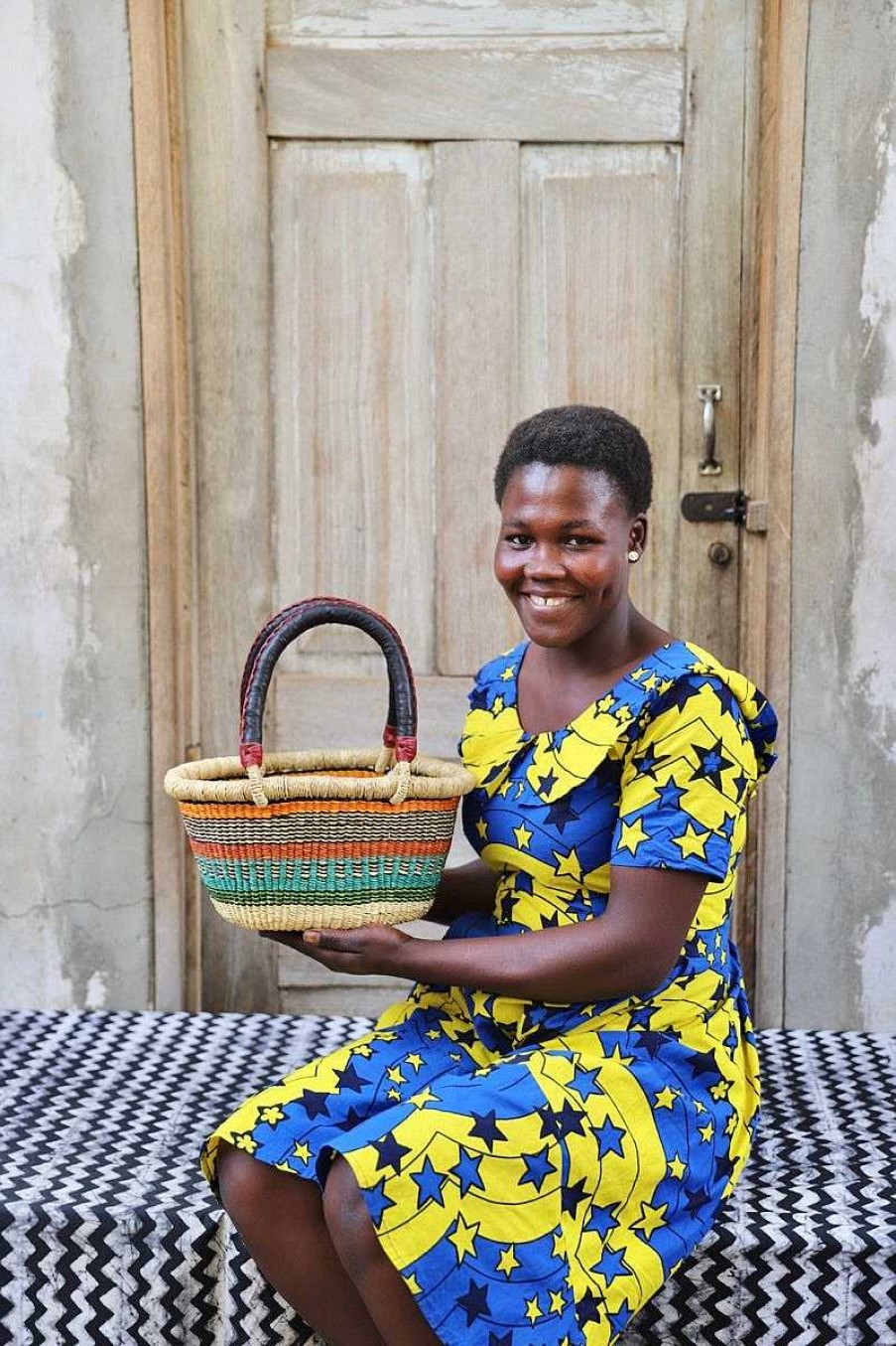 Shopping Baskets Baba Tree | Oval Basket (Tiny) By Mama Nsohyine