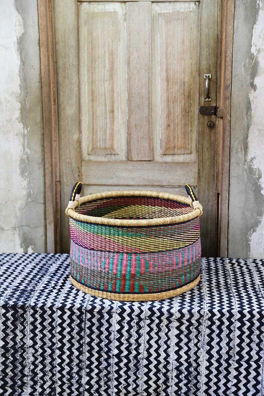 Bathroom + Laundry Baba Tree | Woven Tub / Storage Stack (Large) Raymond Atindamoligo