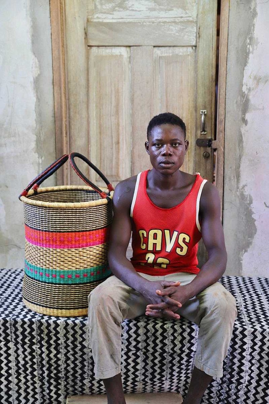 Bathroom + Laundry Baba Tree | Laundry Basket (Small) By Desmond Atiah