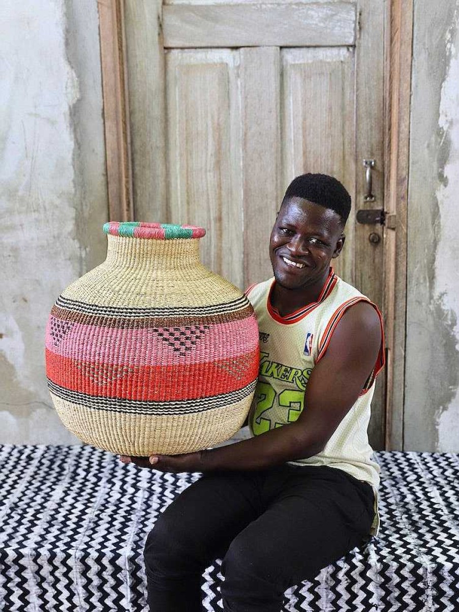 Home Decor Baba Tree | Jemima 10 Cows Basket By Atiah Asoba