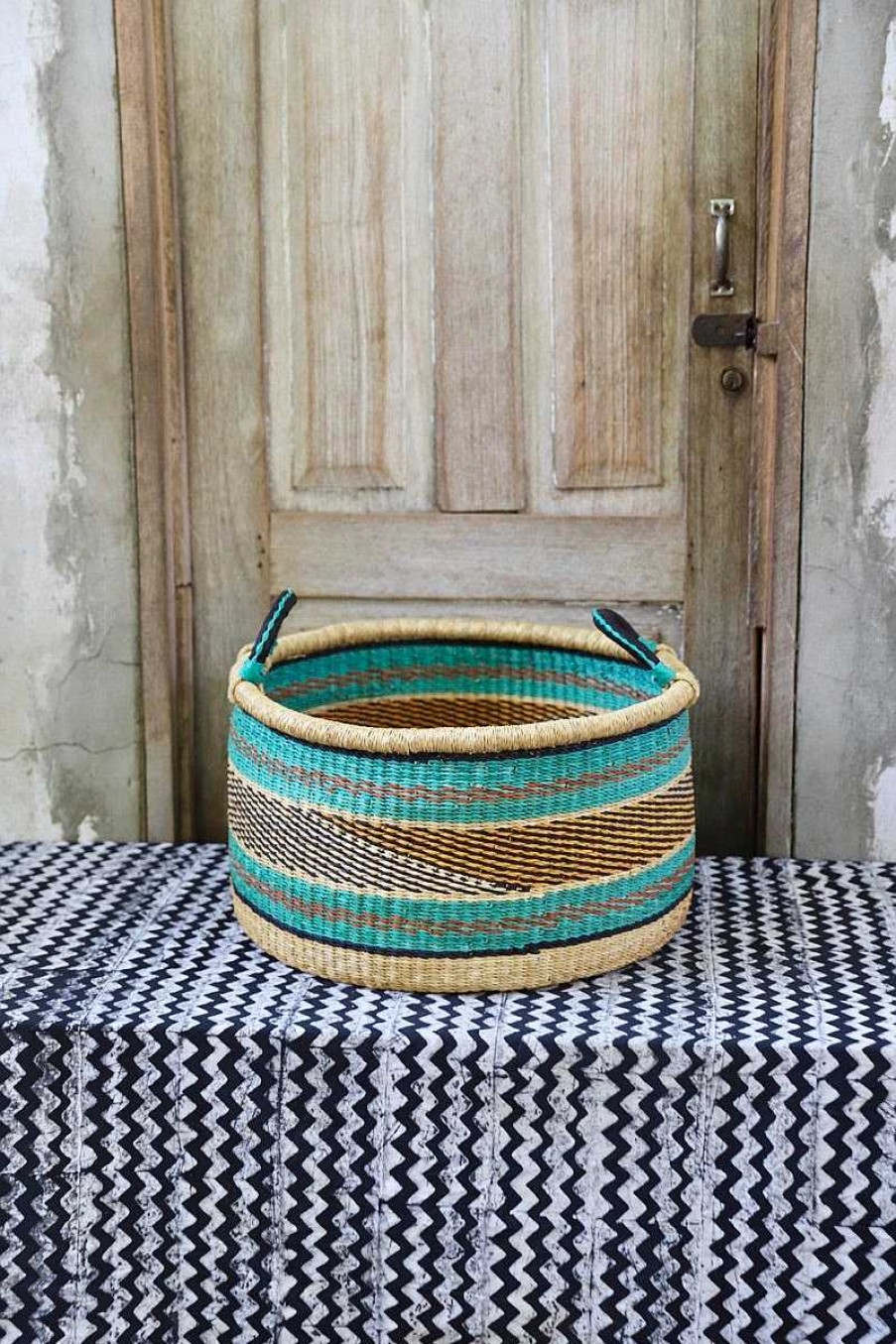 Bathroom + Laundry Baba Tree | Woven Tub / Storage Stack (Large) Cynthia Nsoh