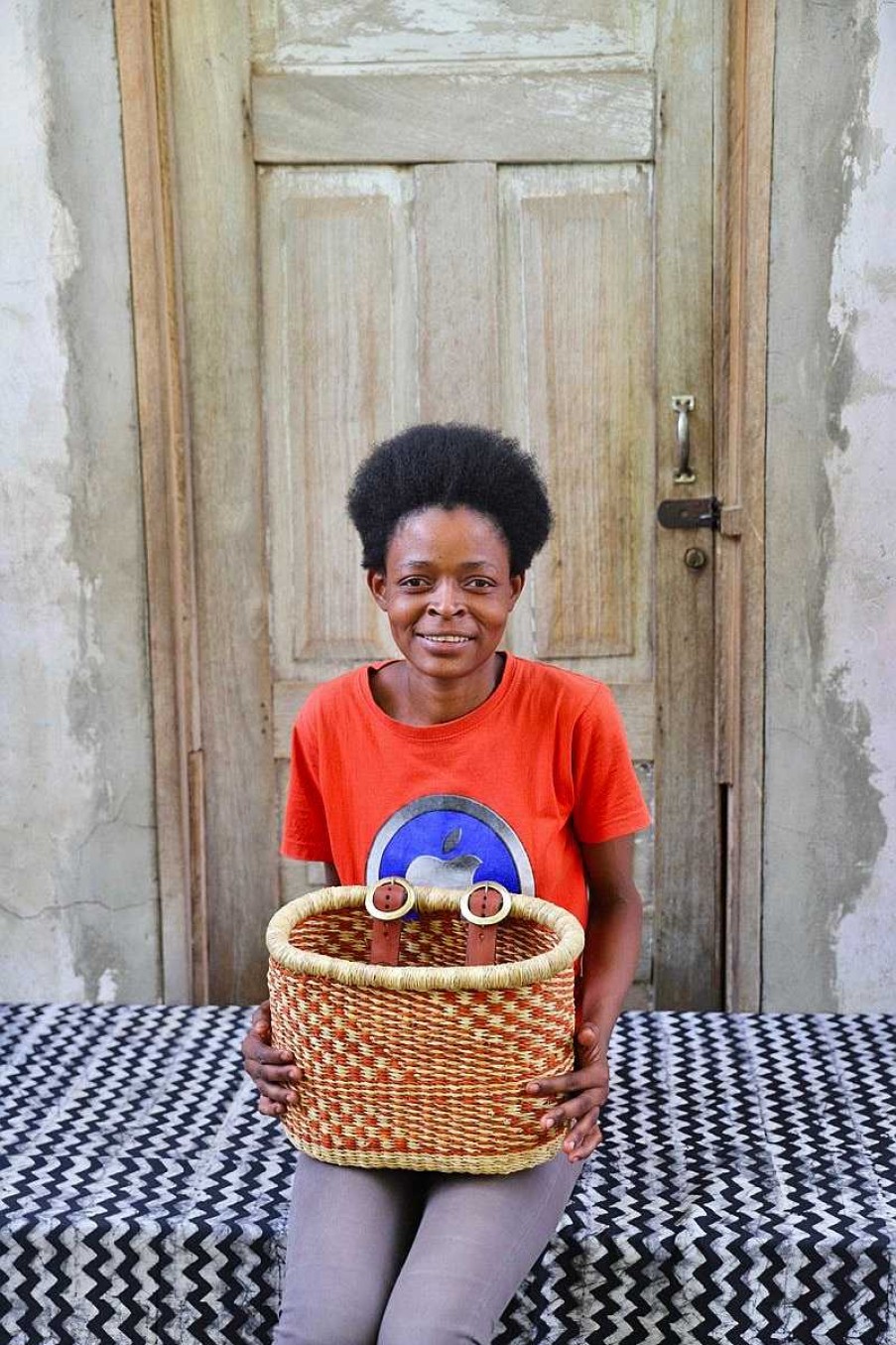 Popular Basket Baba Tree | Bicycle Basket (Medium) By Vida Nyaabire