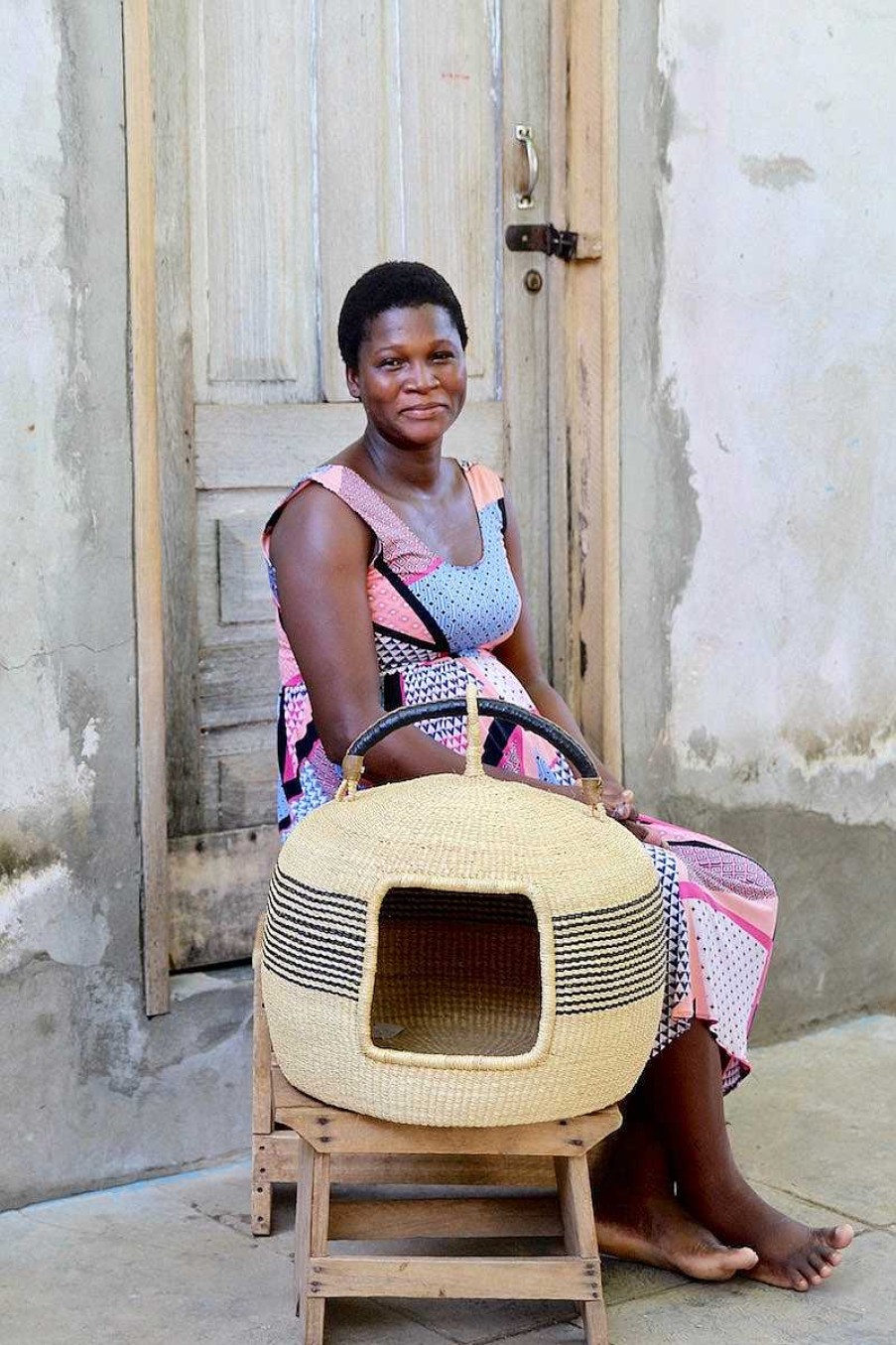 Popular Basket Baba Tree | Cat Bed (Double Weave) By Mary Ayinbora