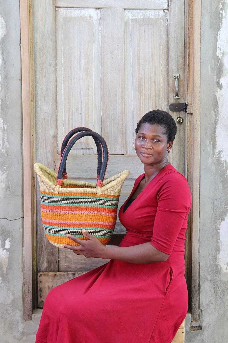 Shopping Baskets Baba Tree | Nyariga Basket (Medium) By Mary Ayinbora