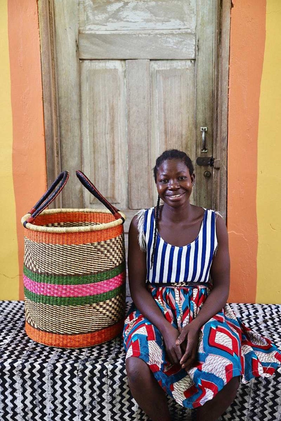 Bathroom + Laundry Baba Tree | Laundry Basket (Small) By Rufina Atebila