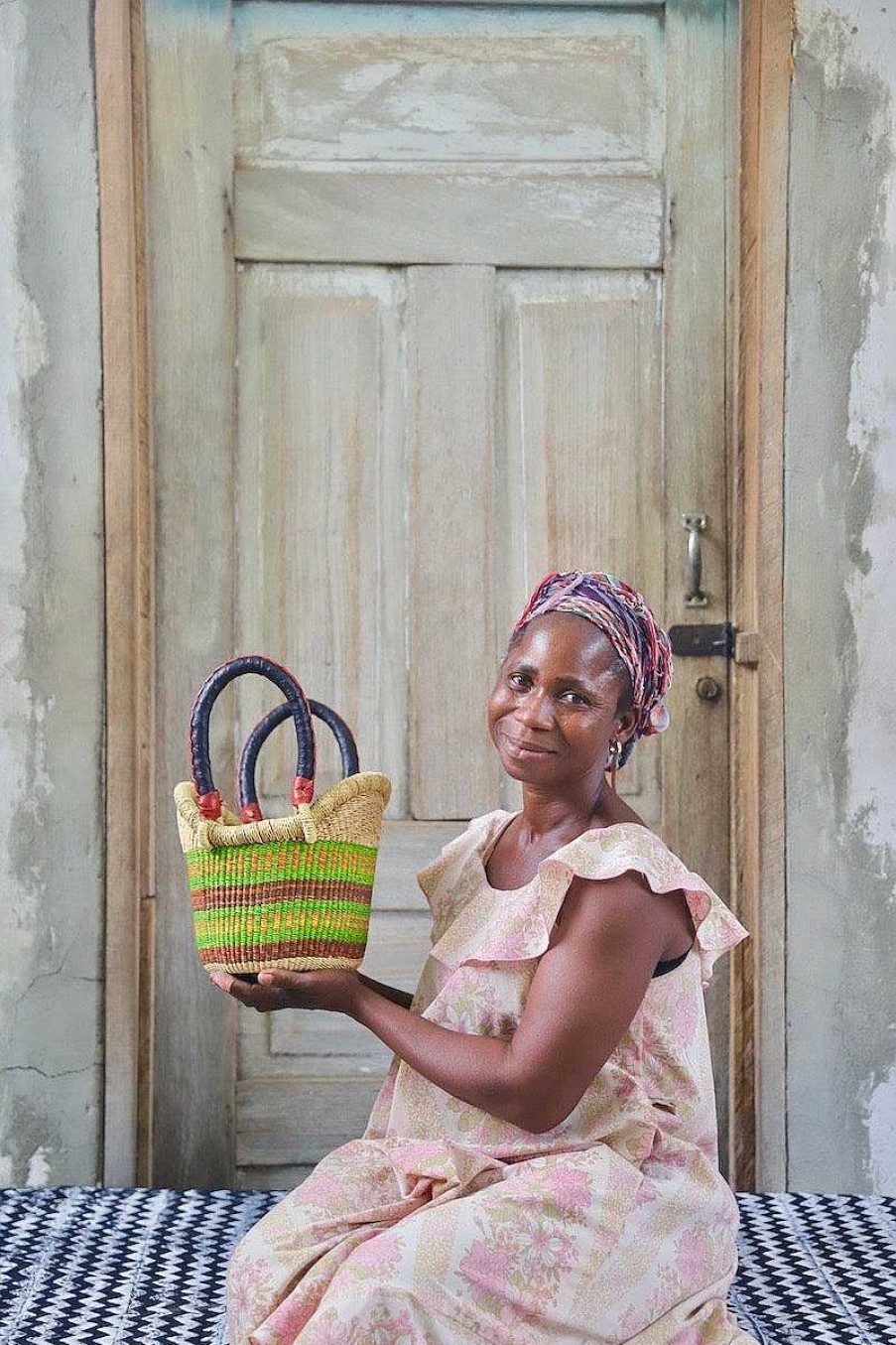 Shopping Baskets Baba Tree | Nyariga Basket (Tiny) By Nsohmah Ayine