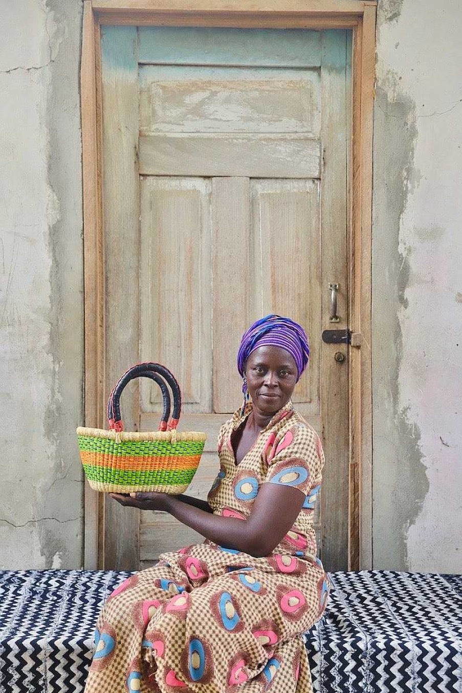 Shopping Baskets Baba Tree | Oval Basket (Tiny) By Atule Abunga