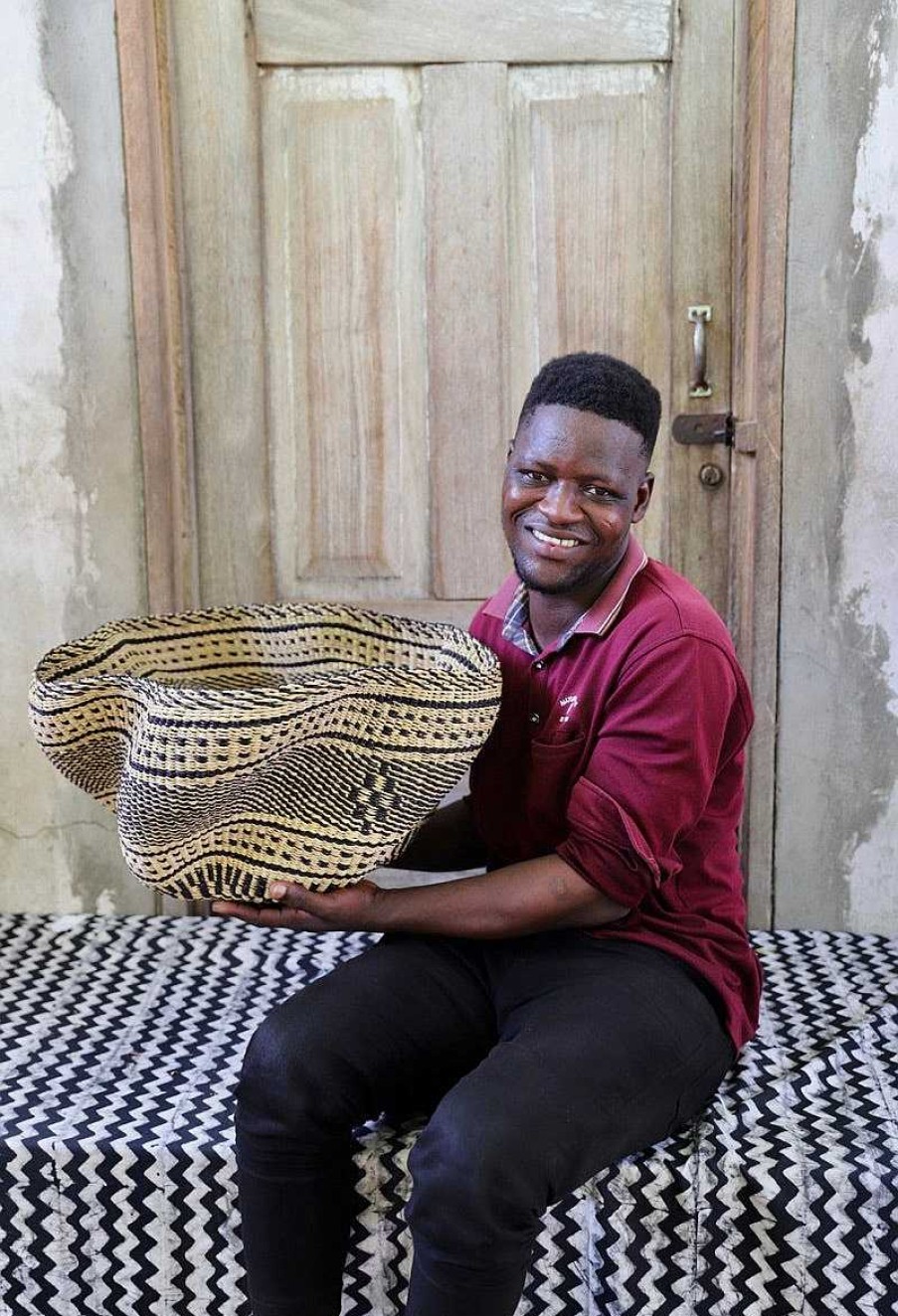 Kitchen + Dining Baba Tree | Pakurigo Wave Basket By Atiah Asoba