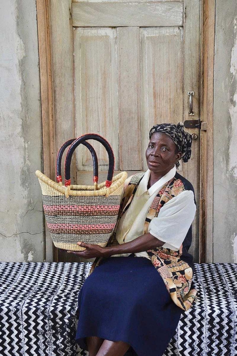 Shopping Baskets Baba Tree | Nyariga Basket (Medium) By Janet Atezele