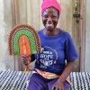 Wall Decor Baba Tree | Handwoven Fan - By Ayine Awuni