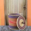 Bathroom + Laundry Baba Tree | Laundry Basket With Lid (Medium) By Cletus Apaweo