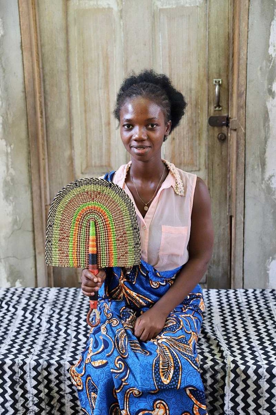 Wall Decor Baba Tree | Handwoven Fan - By Esther Atabongo