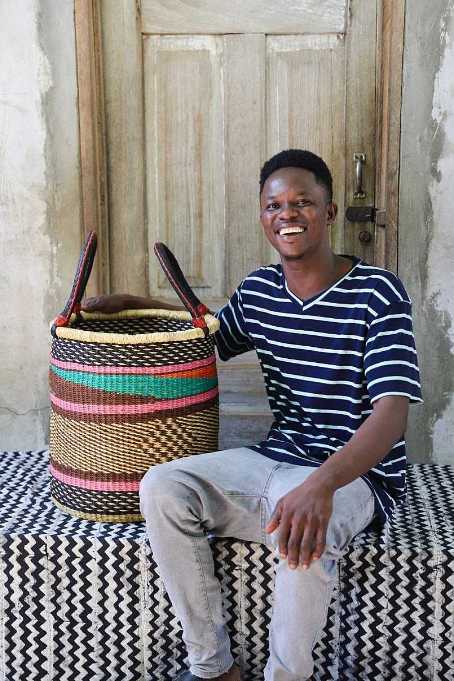 Bathroom + Laundry Baba Tree | Laundry Basket (Small) By Yakubu Nsohbillah