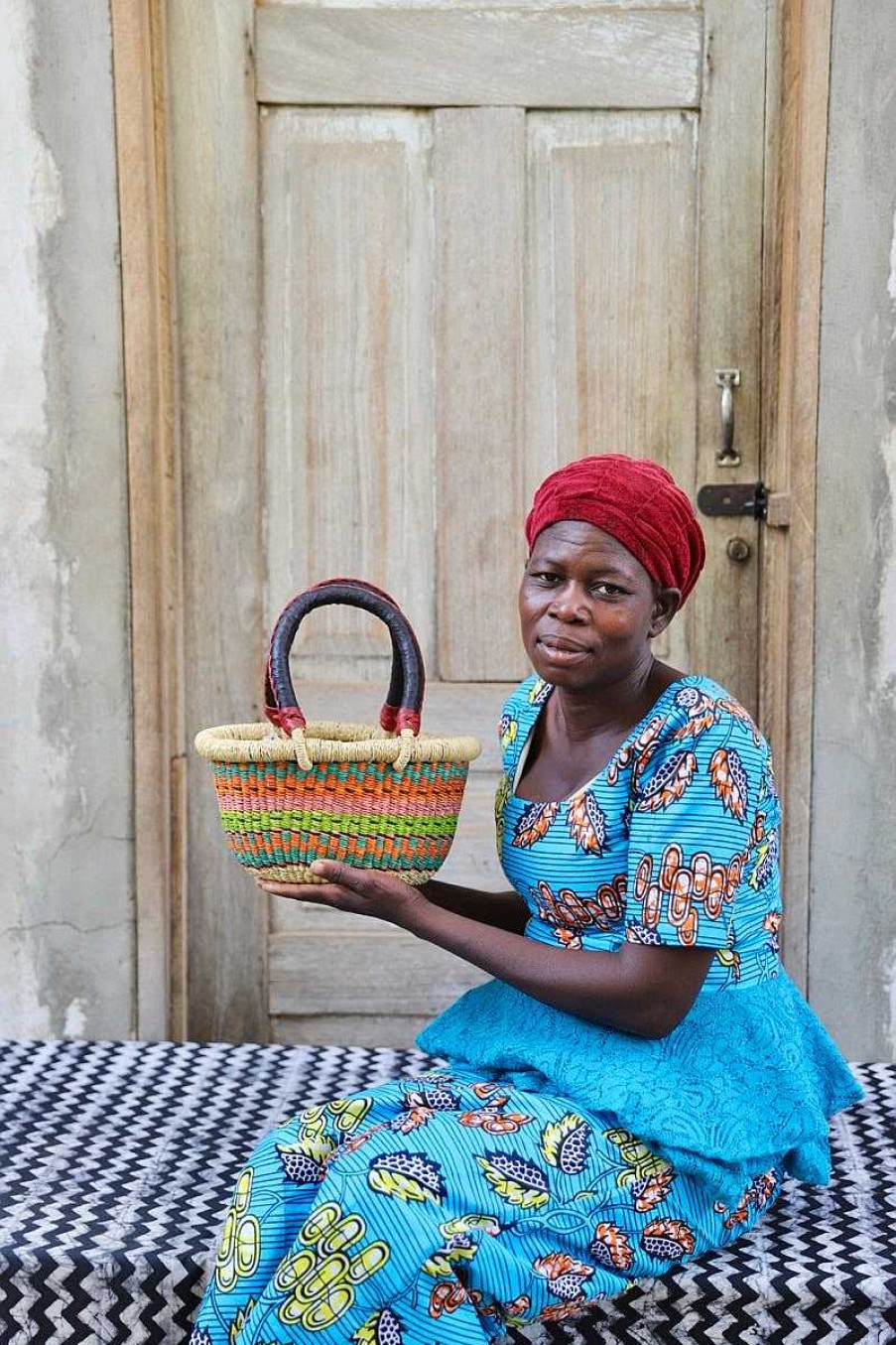 Shopping Baskets Baba Tree | Oval Basket (Tiny) By Ayinpoka Anafo