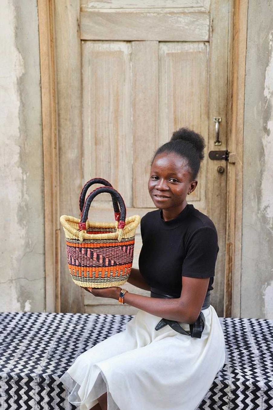 Shopping Baskets Baba Tree | Nyariga Basket (Tiny) By Diana Asabia