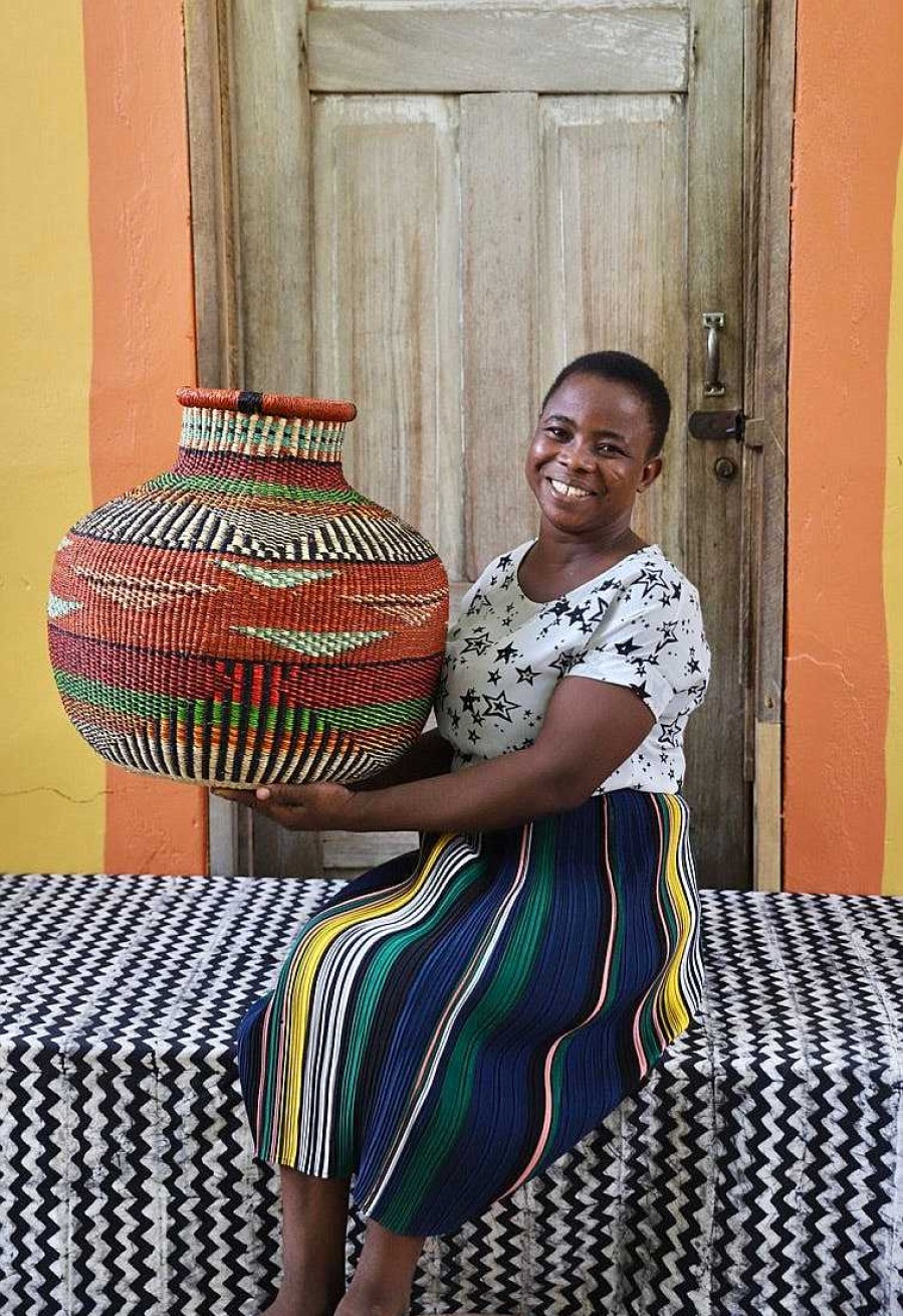 Home Decor Baba Tree | Jemima 10 Cows Basket By Grace Abisika