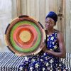 Kitchen + Dining Baba Tree | Woven Tray (Medium / Double Weave) By Atipoka Akanobre