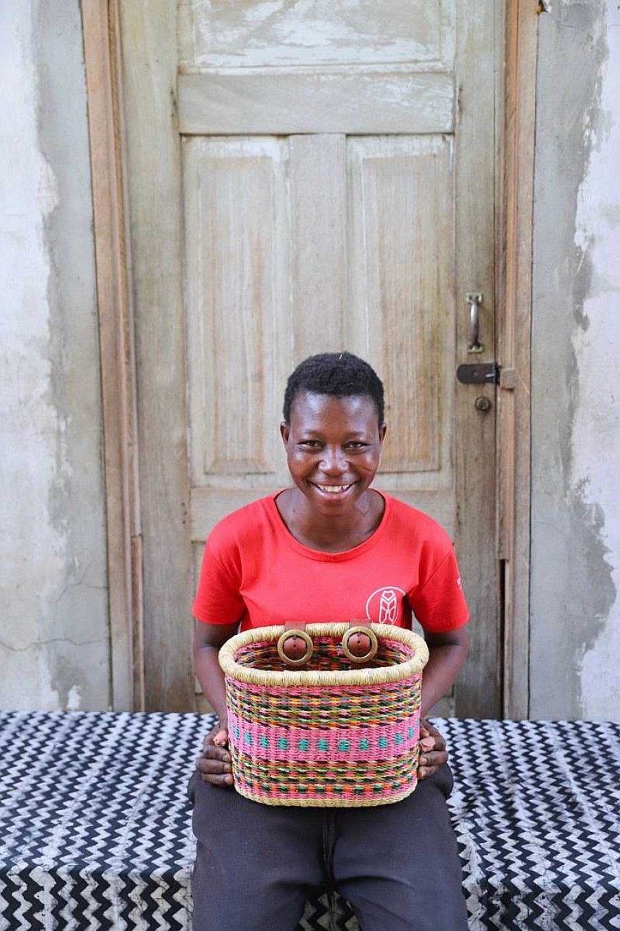 Popular Basket Baba Tree | Bicycle Basket (Small) By Akansingamah Abuah