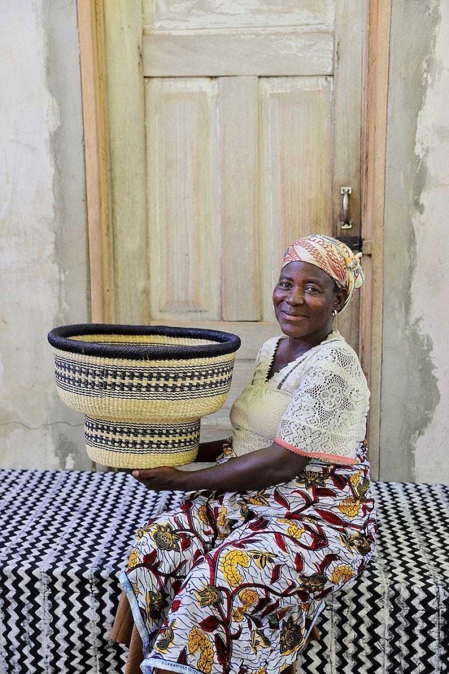 Planters + Flower Pots Baba Tree | Drum Basket By Alamiah Abugre