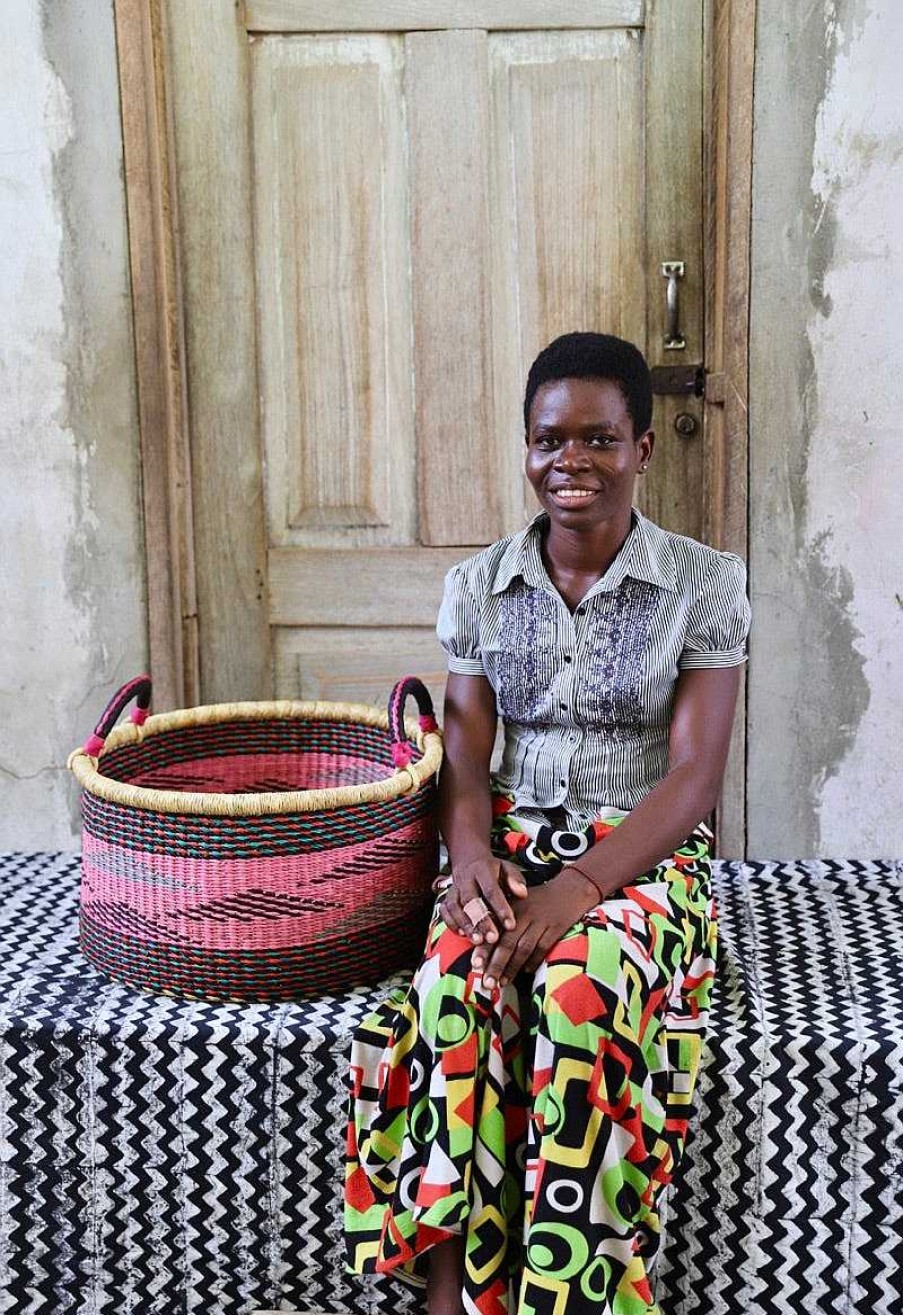 Bathroom + Laundry Baba Tree | Woven Tub / Storage Stack (Small) Rahinatu Akelsiyine