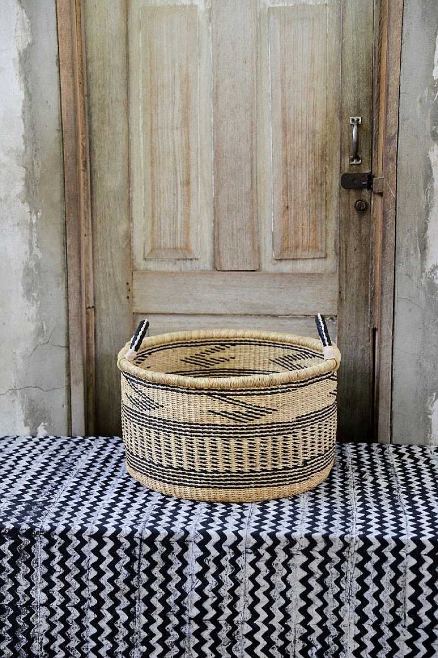 Bathroom + Laundry Baba Tree | Woven Tub / Storage Stack (Medium) Raymond Atindamoligo