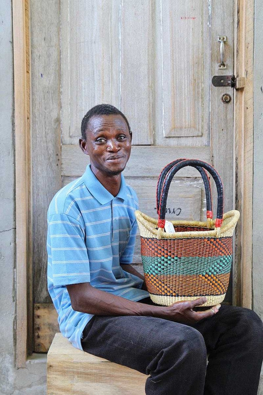 Shopping Baskets Baba Tree | Nyariga Basket (Very Small) By Anakinaba "Cash" Adongo