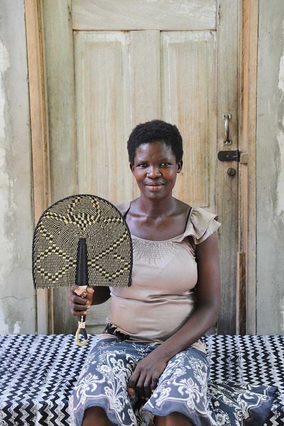 Wall Decor Baba Tree | Handwoven Fan - By Regina Akolgo