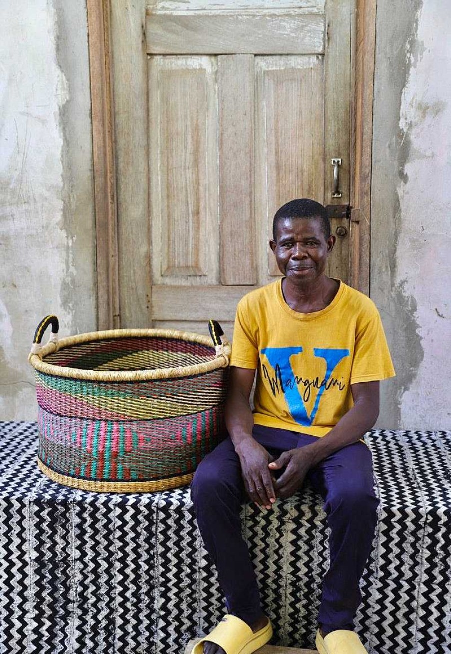 Bathroom + Laundry Baba Tree | Woven Tub / Storage Stack (Large) Raymond Atindamoligo