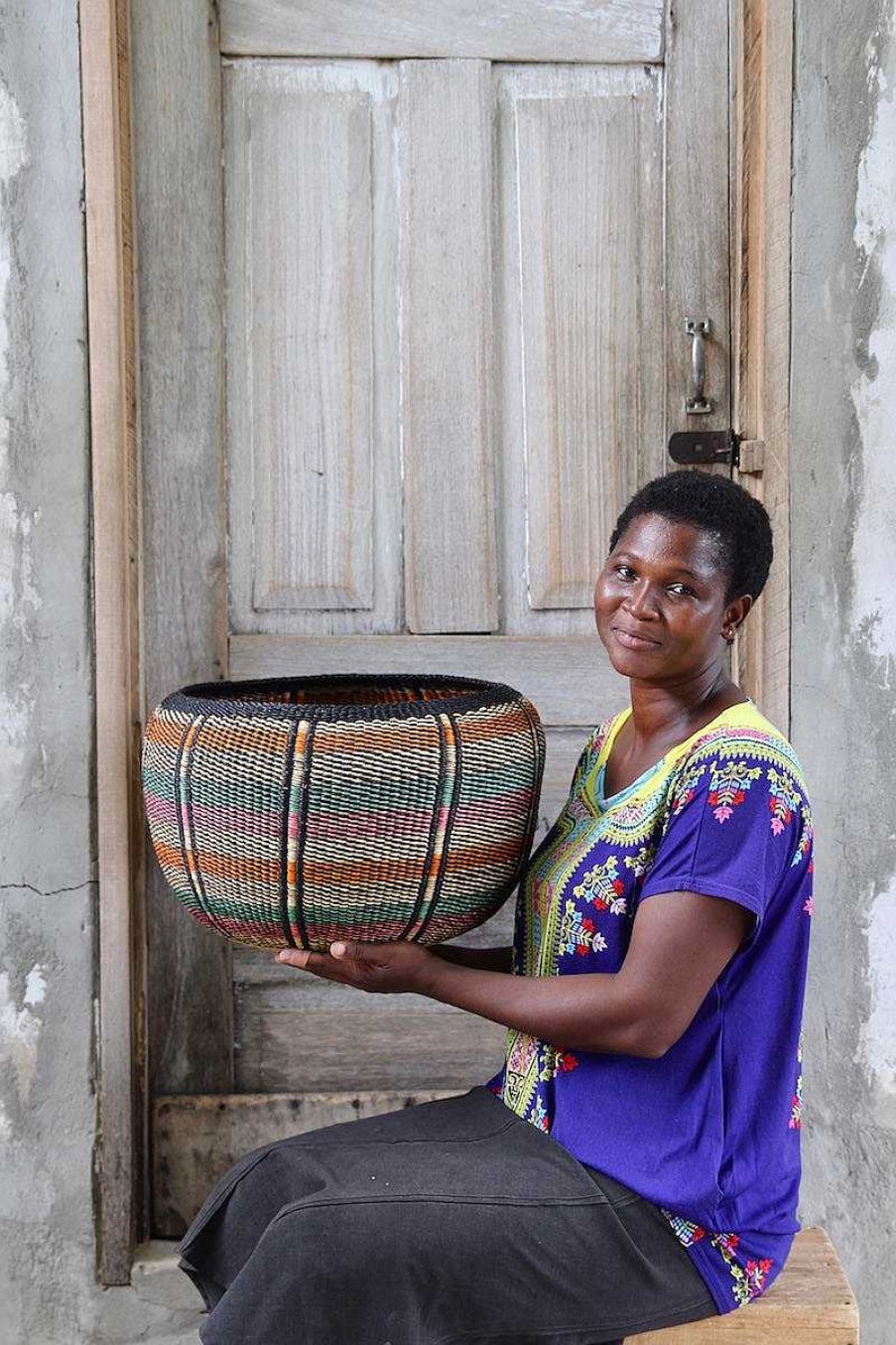 Kitchen + Dining Baba Tree | Woven Decor Basket - Special Bowl By Mary Ayinbora