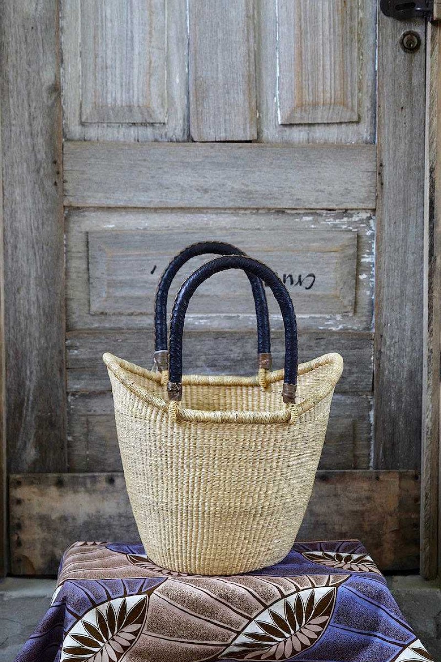 Shopping Baskets Baba Tree | Nyariga Basket (Medium) By Unidentified Weaver