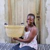 Bathroom + Laundry Baba Tree | Gbenka Storage Basket (Medium) By Eva Nsobillah