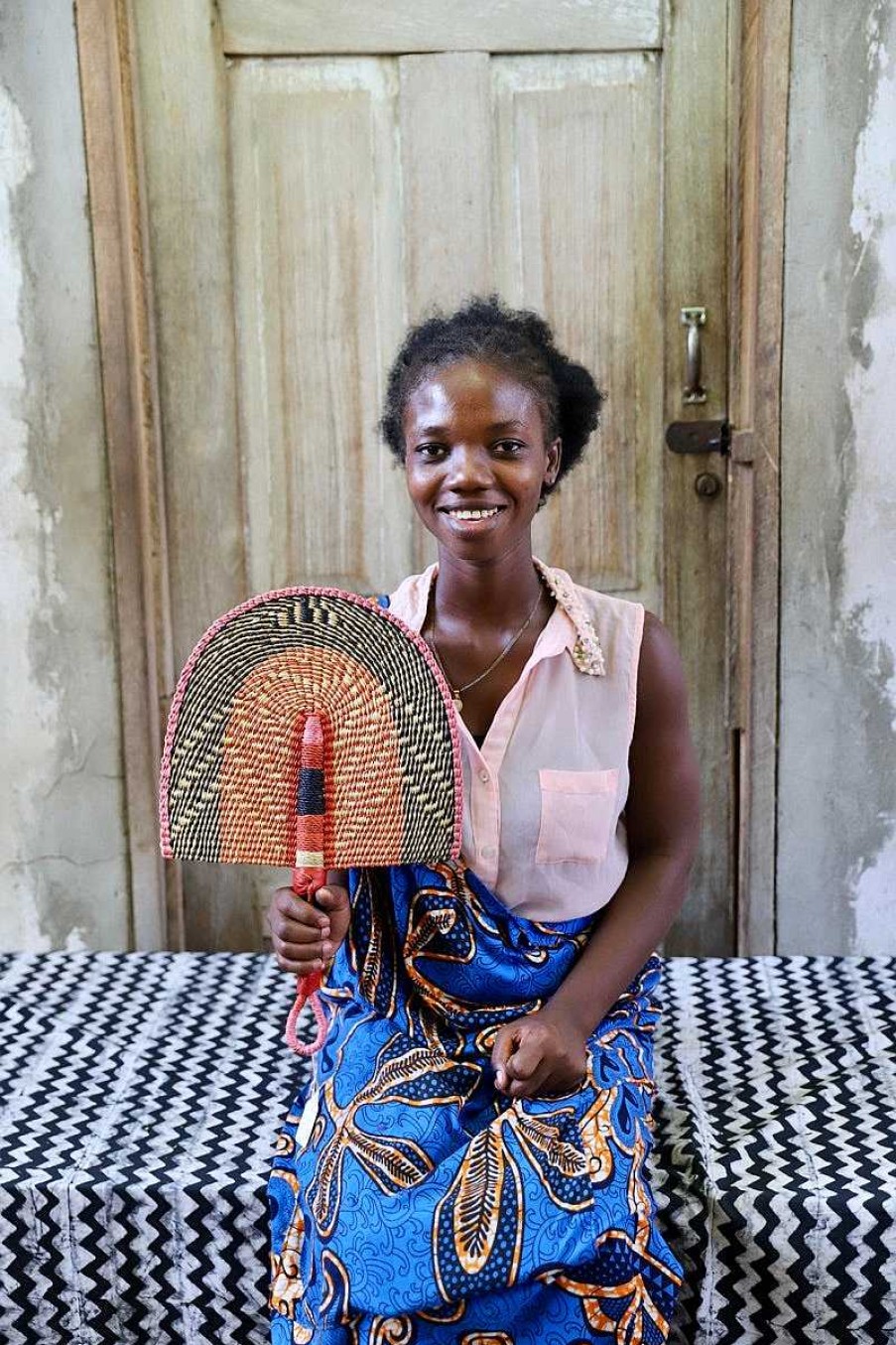 Wall Decor Baba Tree | Handwoven Fan - By Esther Atabongo