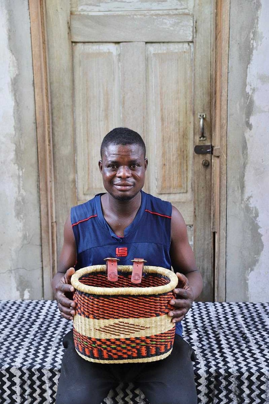 Popular Basket Baba Tree | Bicycle Basket (Medium) By Cletus Apayeo