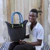 Shopping Baskets Baba Tree | Dip Dyed Nyariga Basket (Medium) By Ayine Atibillah