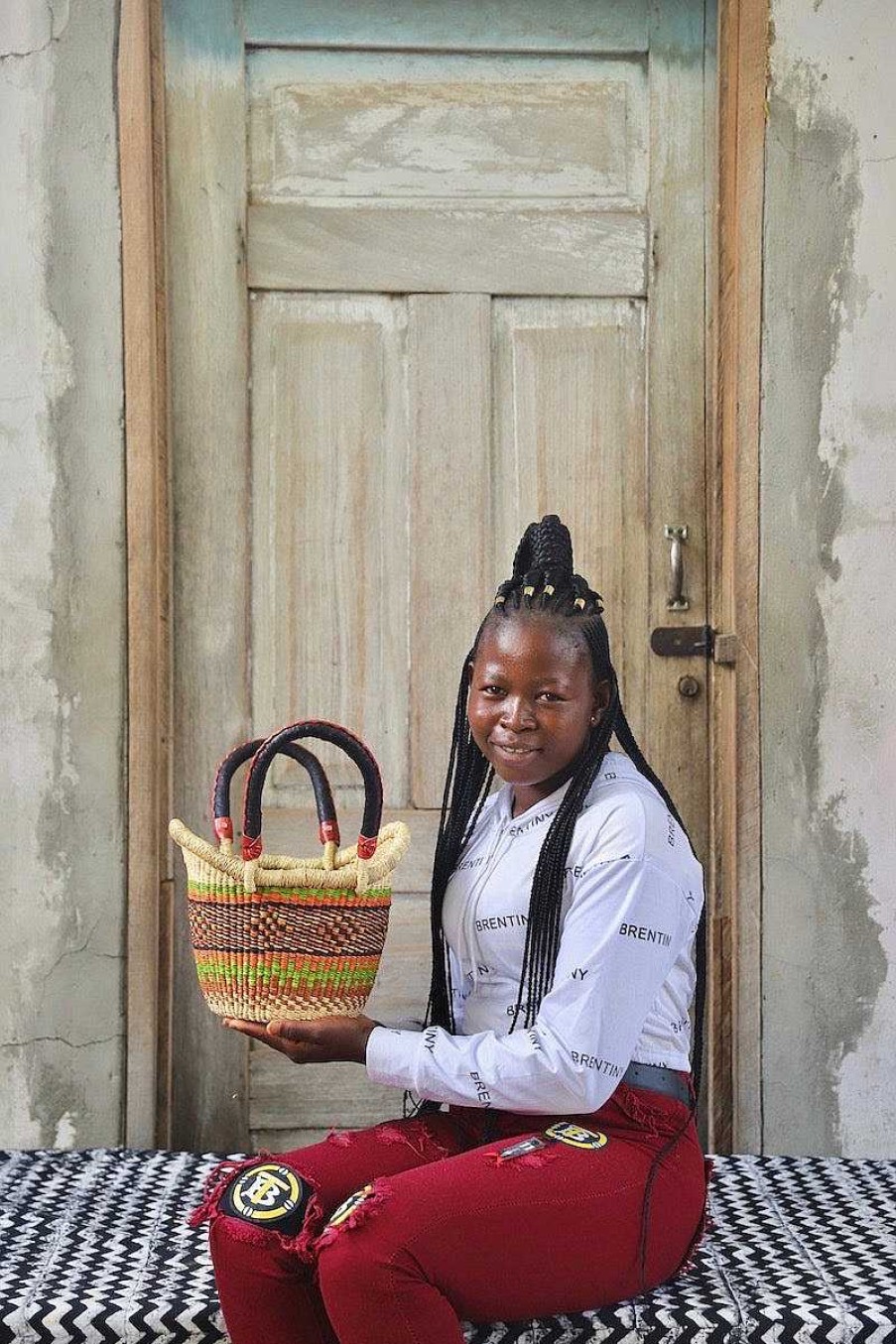 Shopping Baskets Baba Tree | Nyariga Basket (Tiny) By Dorcas Anabilah