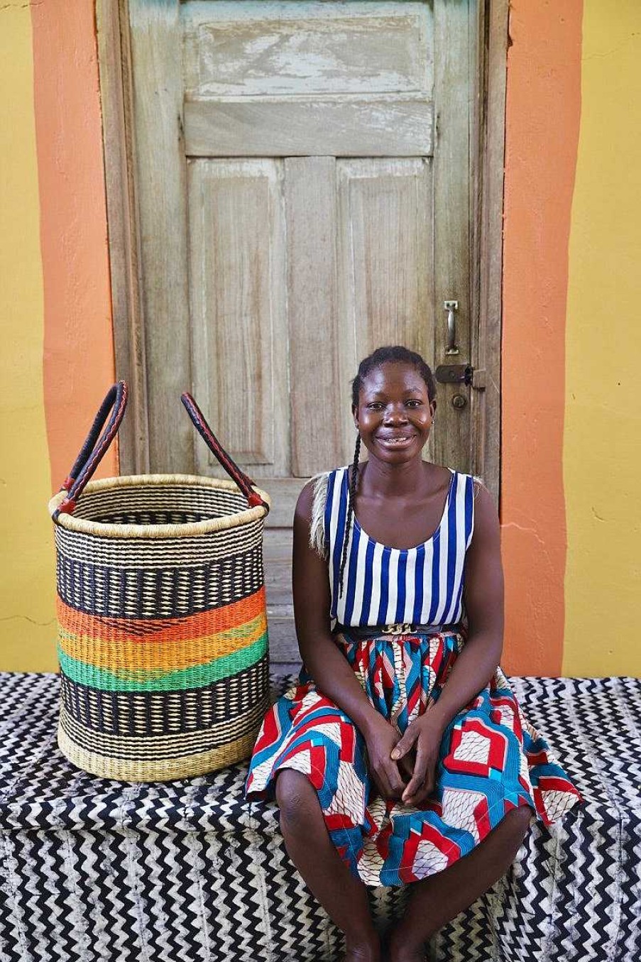 Bathroom + Laundry Baba Tree | Laundry Basket (Small) By Rufina Atebila