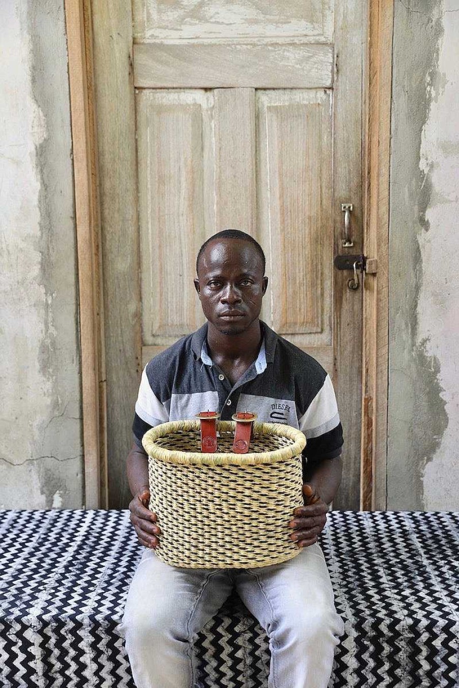 Popular Basket Baba Tree | Bicycle Basket (Medium) By Jacob Adombire