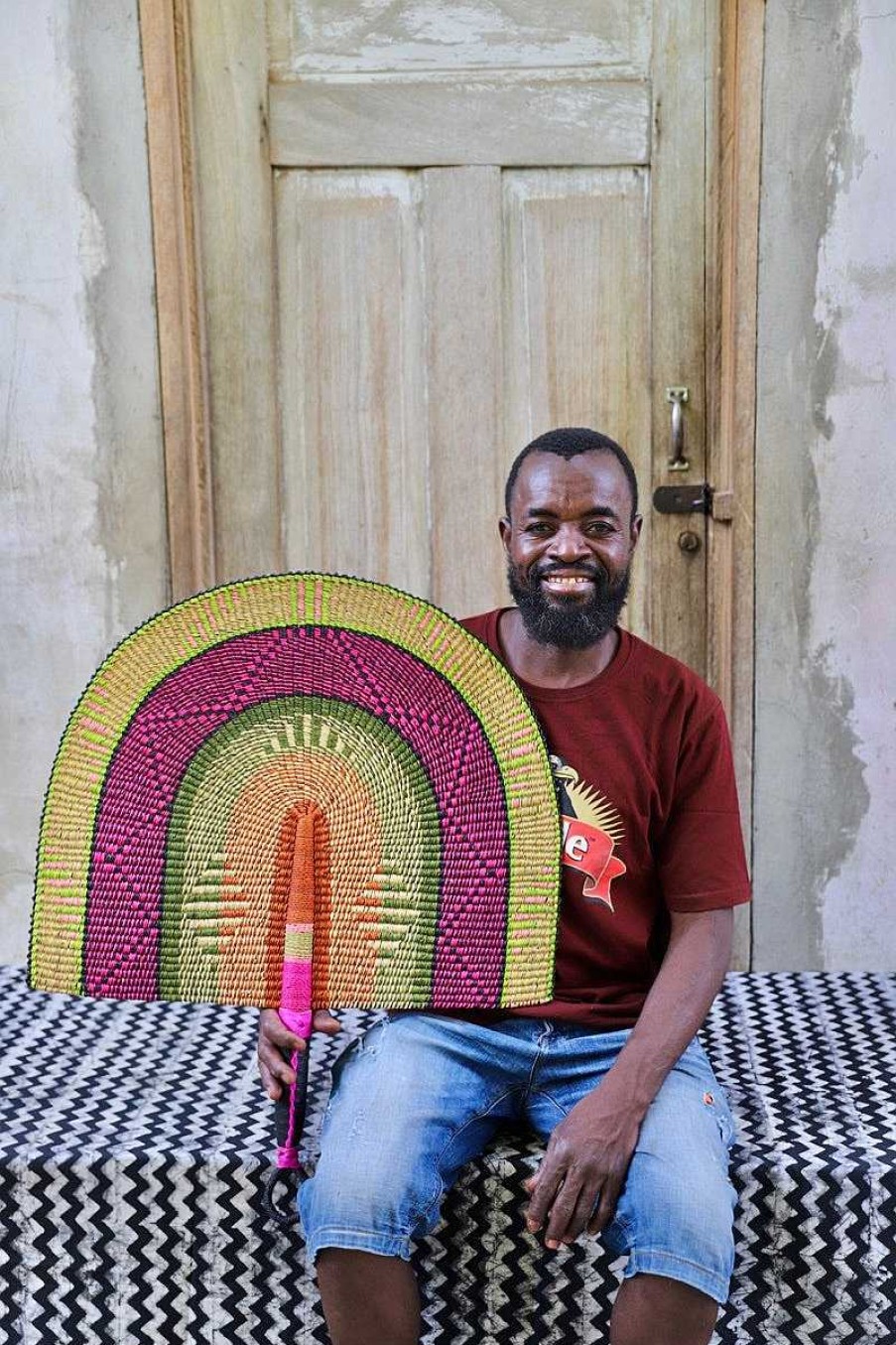 Wall Decor Baba Tree | Naba Penga Fan By Kwesi Apana