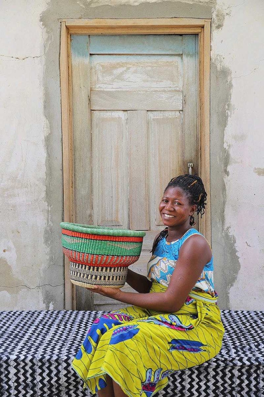 Planters + Flower Pots Baba Tree | Drum Basket By Hilda Adongo