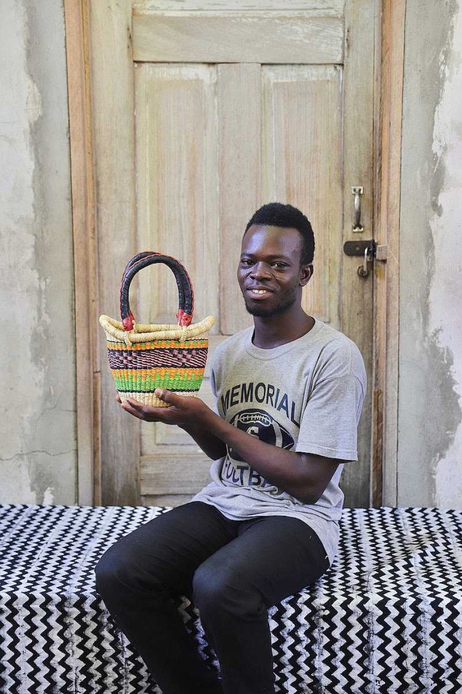 Shopping Baskets Baba Tree | Tiny Nyariga Basket By Kwame Ayine